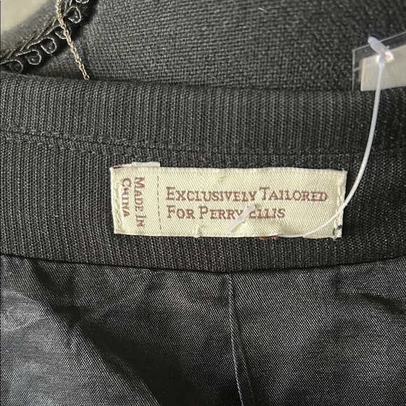 Perry Ellis Black Sport Coat with Notched Lapel - Picture 4 of 5
